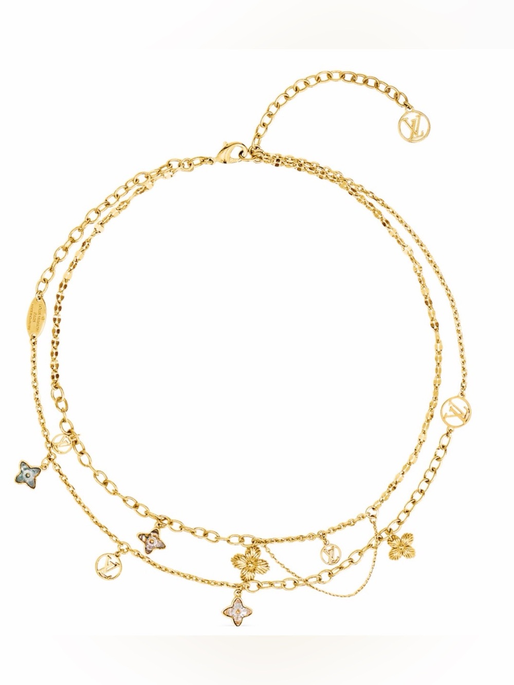 Louis Vuitton Blooming Strass Necklace M68374